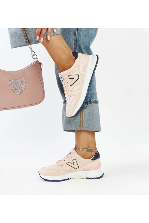 Różowe sneakersy na grubszej... Różowe sneakersy na grubszej...