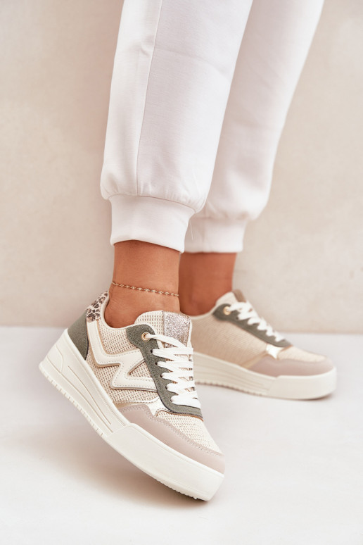 Buty Sportowe Damskie Na Platformie Panterka Zielone Lorori Buty Sportowe Damskie Na Platformie Panterka Zielone Lorori