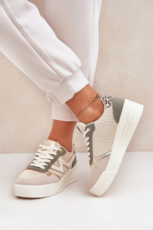 Buty Sportowe Damskie Na Platformie Panterka Zielone Lorori Buty Sportowe Damskie Na Platformie Panterka Zielone Lorori