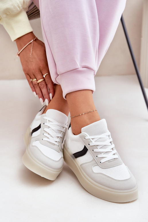 Low Women's Sneakers On Platform White Telmira Low Women's Sneakers On Platform White Telmira