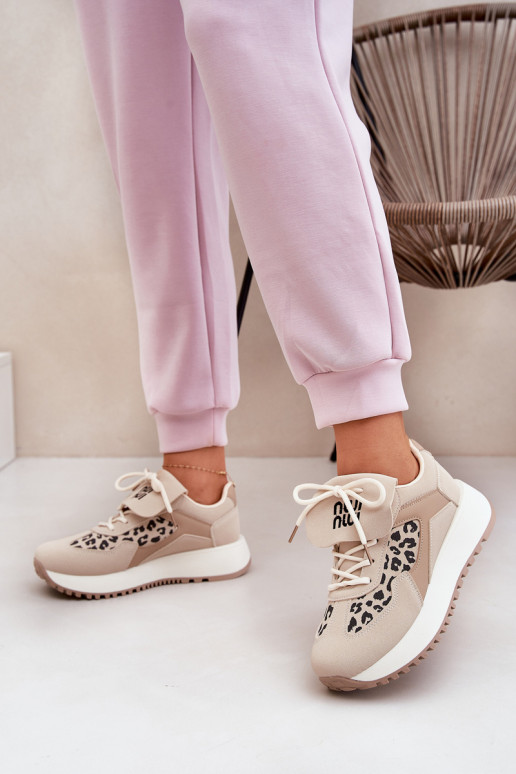 Sports Shoes Sneakers Womens Platform Leopard Beige Pumbes Sports Shoes Sneakers Womens Platform Leopard Beige Pumbes