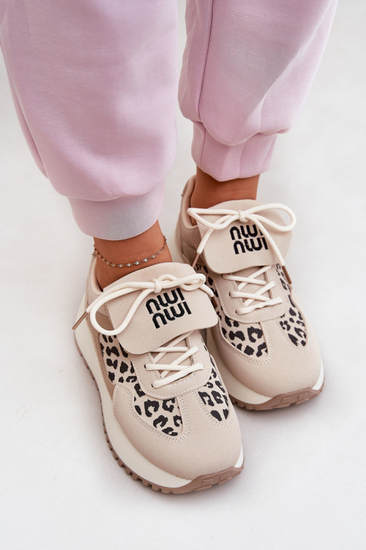 Sports Shoes Sneakers Womens Platform Leopard Beige Pumbes Sports Shoes Sneakers Womens Platform Leopard Beige Pumbes