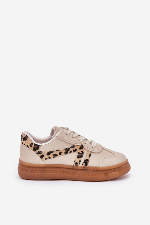 Women Sneakers On Platform Panther Beige Totter Women Sneakers On Platform Panther Beige Totter