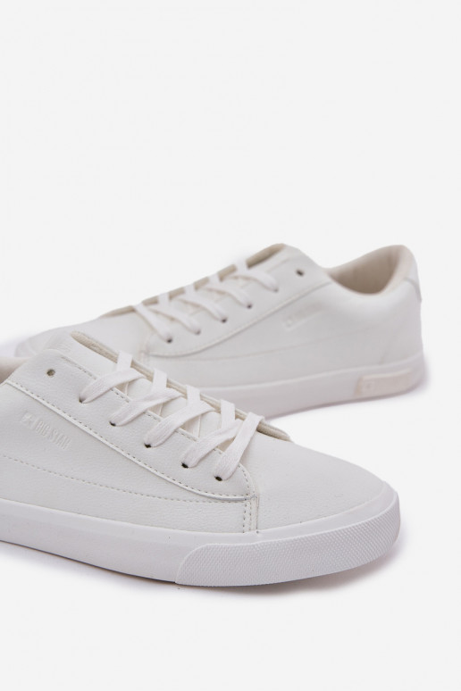 Men's Classic Low Sneakers Made Of Eco Leather Big Star NN174250 White