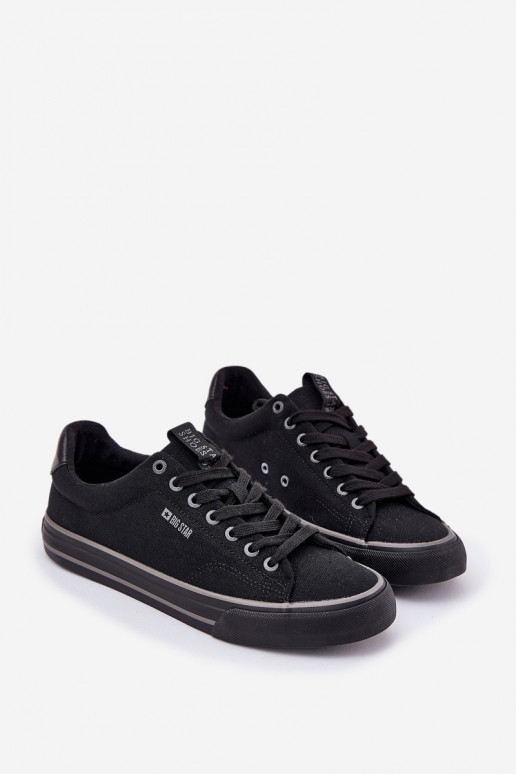 Niskie Trampki Męskie Big Star NN174018 Czarne