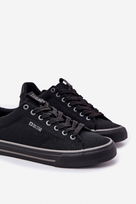 Niskie Trampki Męskie Big Star NN174018 Czarne