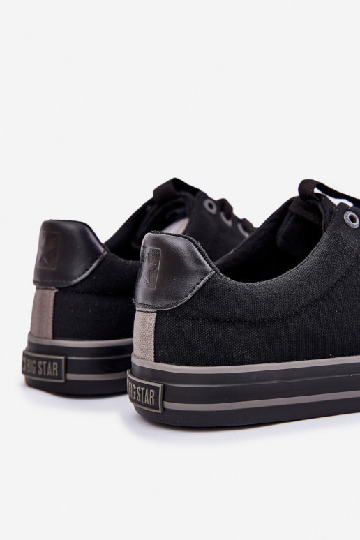 Niskie Trampki Męskie Big Star NN174018 Czarne