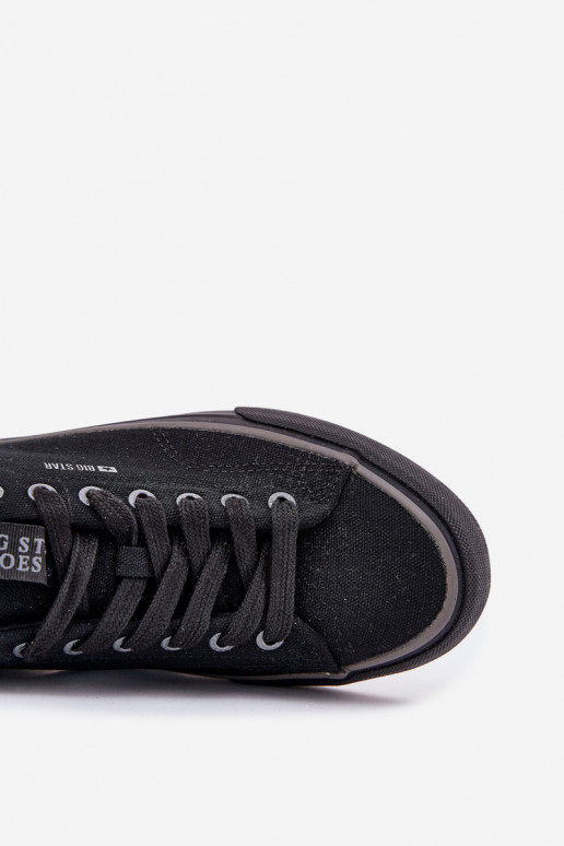 Niskie Trampki Męskie Big Star NN174018 Czarne
