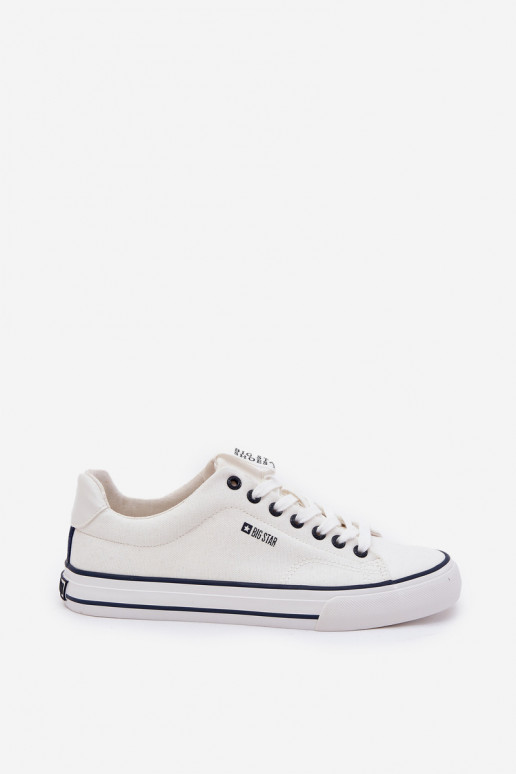 Low Mens Sneakers Big Star NN174017 White