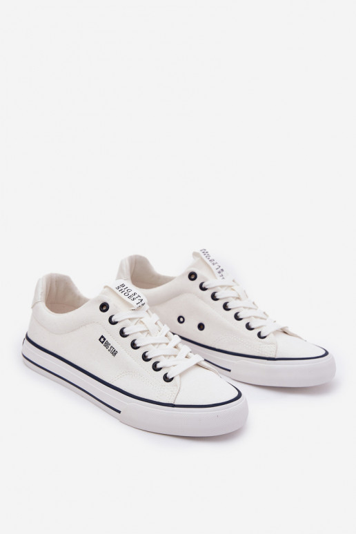 Low Mens Sneakers Big Star NN174017 White