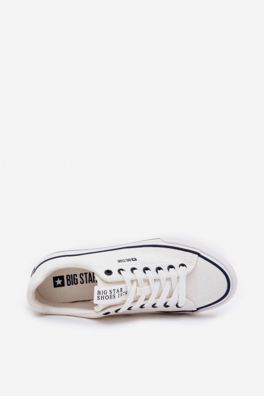 Low Mens Sneakers Big Star NN174017 White