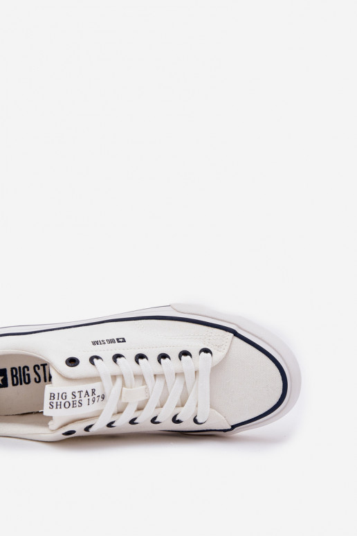 Low Mens Sneakers Big Star NN174017 White