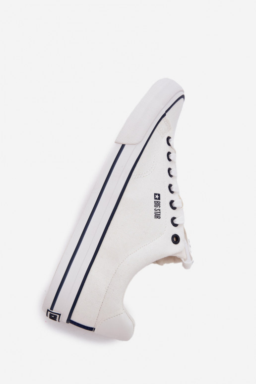 Low Mens Sneakers Big Star NN174017 White