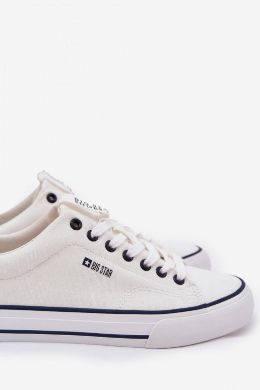 Low Mens Sneakers Big Star NN174017 White