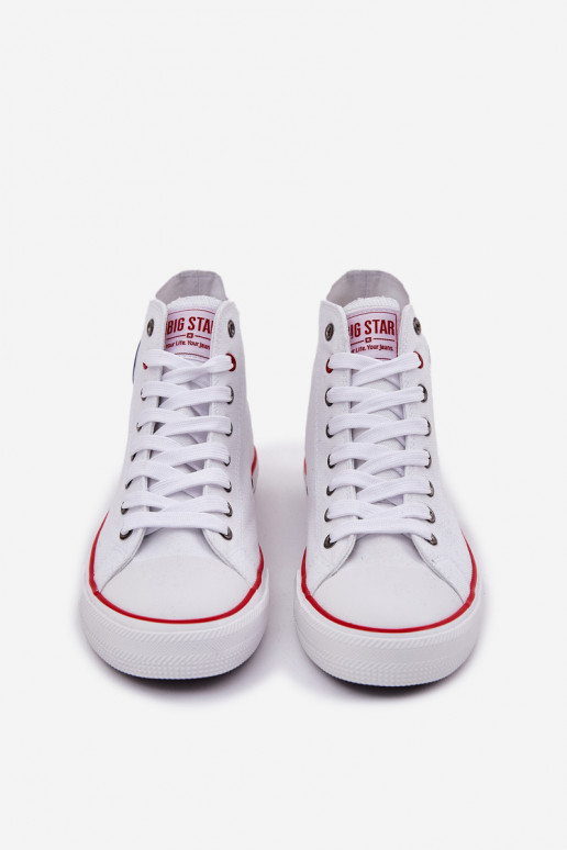 Men's Fabric Sneakers Big Star NN174305 HI-POLY SYSTEM White