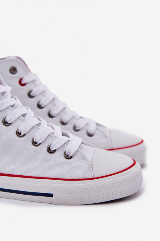 Men's Fabric Sneakers Big Star NN174305 HI-POLY SYSTEM White