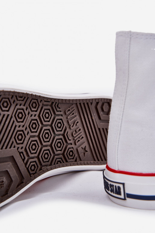 Men's Fabric Sneakers Big Star NN174305 HI-POLY SYSTEM White