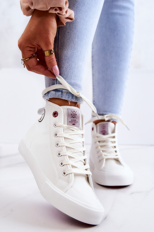 Women's High Sneakers Cross Jeans White Women's High Sneakers Cross Jeans White