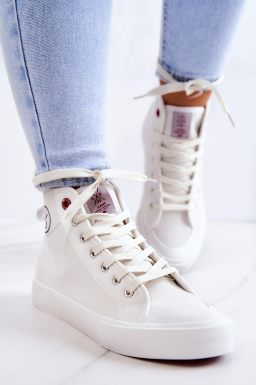 Women's High Sneakers Cross Jeans White Women's High Sneakers Cross Jeans White