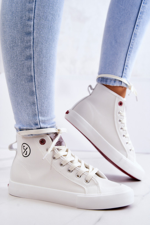 Women's High Sneakers Cross Jeans White Women's High Sneakers Cross Jeans White
