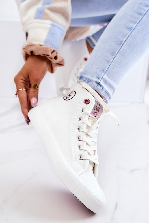 Women's High Sneakers Cross Jeans White Women's High Sneakers Cross Jeans White