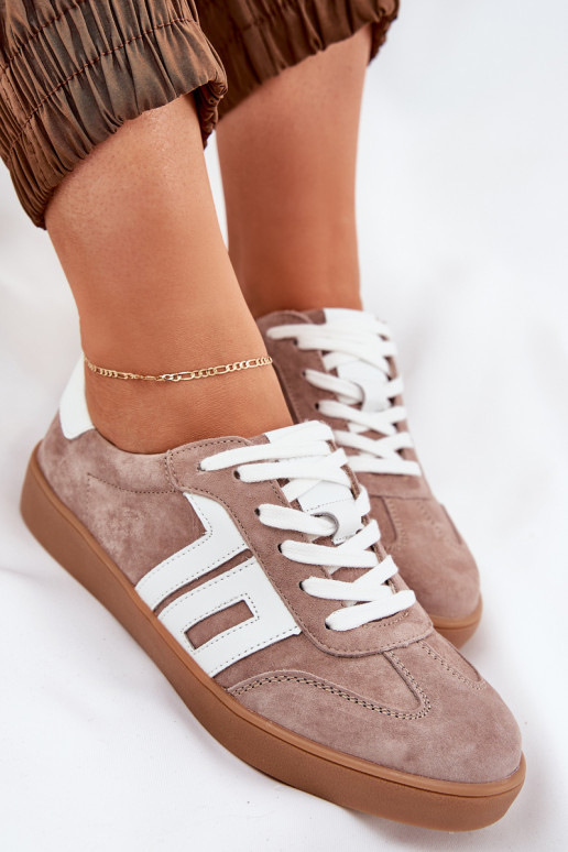 Sneakers Sports Shoes Suede Beige Vinceza 79517 Sneakers Sports Shoes Suede Beige Vinceza 79517