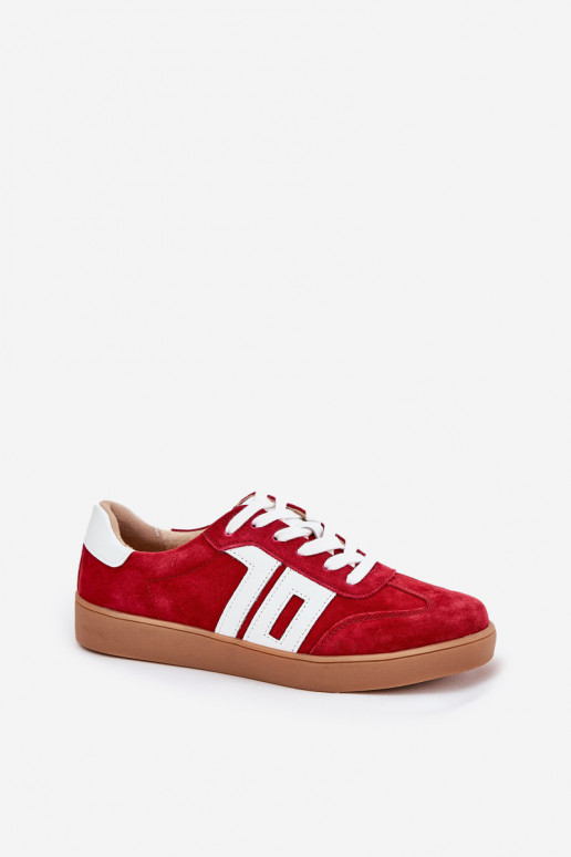 Sneakers Sports Shoes Suede Red Vinceza 79517 Sneakers Sports Shoes Suede Red Vinceza 79517