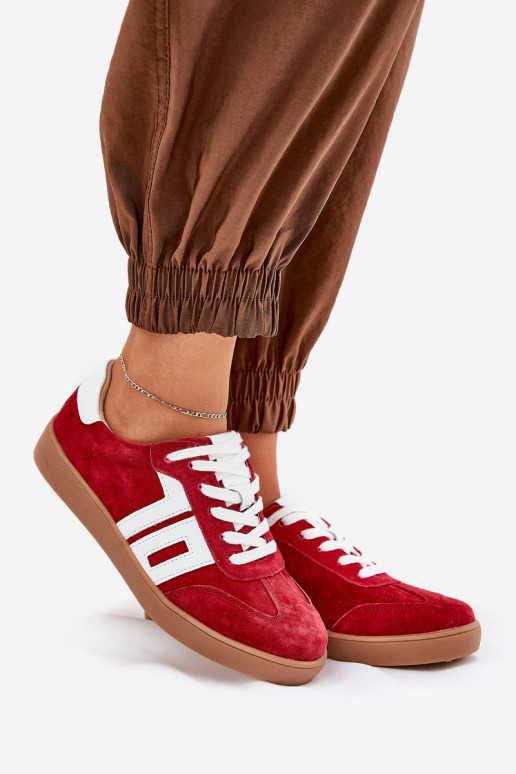 Sneakers Sports Shoes Suede Red Vinceza 79517 Sneakers Sports Shoes Suede Red Vinceza 79517