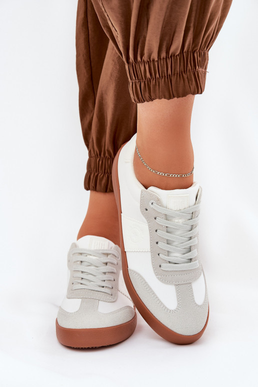 Women's Sneakers Big Star RR274371 White-Grey Women's Sneakers Big Star RR274371 White-Grey