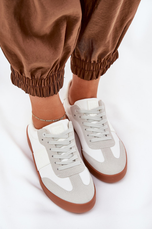 Women's Sneakers Big Star RR274371 White-Grey Women's Sneakers Big Star RR274371 White-Grey