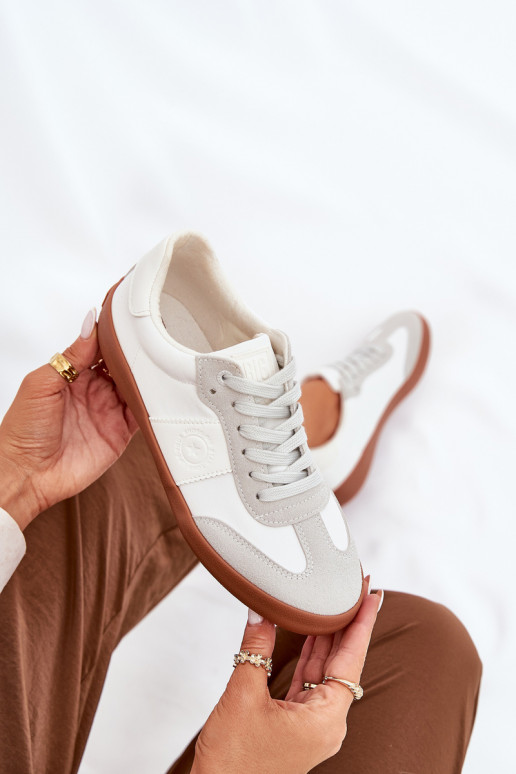 Women's Sneakers Big Star RR274371 White-Grey Women's Sneakers Big Star RR274371 White-Grey