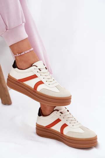 Women's Platform Sneakers Beige Tolianna