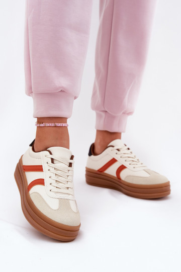 Women's Platform Sneakers Beige Tolianna 2