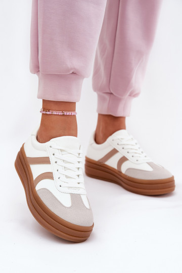 Women's Platform Sneakers White Tolianna