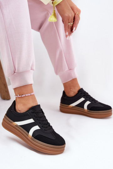 Women's Platform Sneakers Black Tolianna