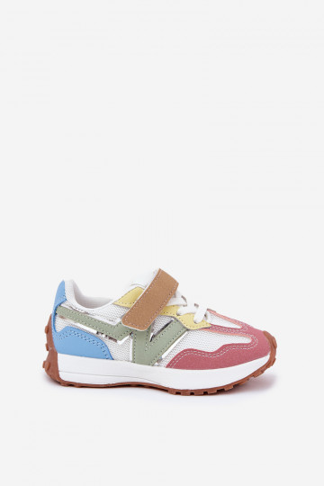 Sneakersy Dziecięce Na Rzep Multikolor Tezzu 2