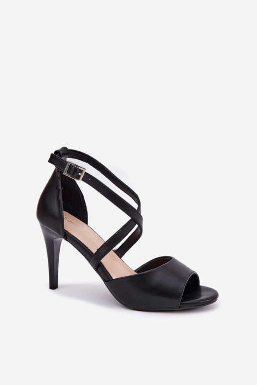 Fashionable High Heel Sandals Black Loressa Fashionable High Heel Sandals Black Loressa