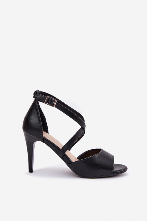 Fashionable High Heel Sandals Black Loressa Fashionable High Heel Sandals Black Loressa