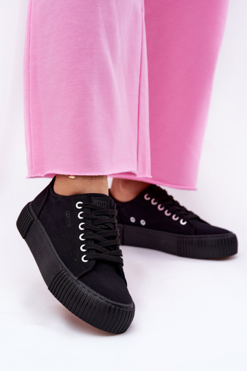 Women's Fabric Sneakers Big Star RR274403 Black 2