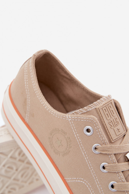 Men's Platform Sneakers Big Star RR174323 Beige