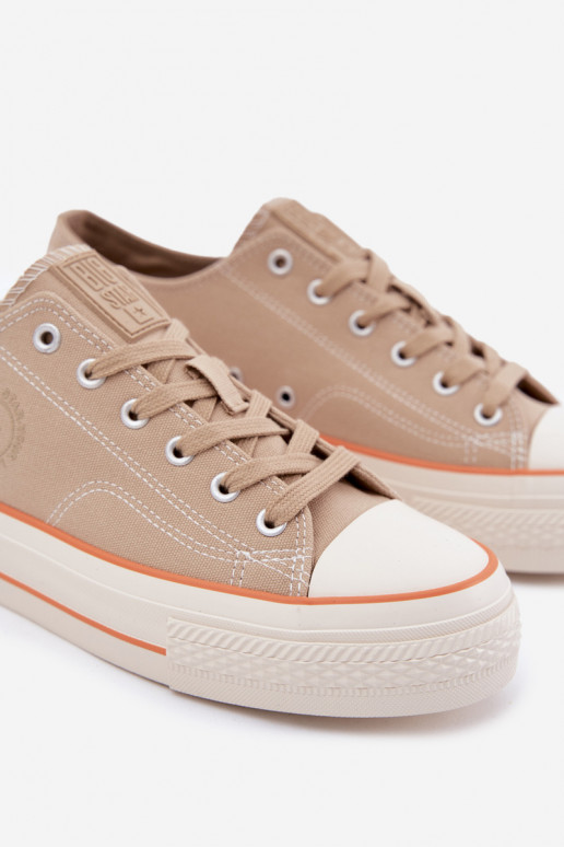 Men's Platform Sneakers Big Star RR174323 Beige