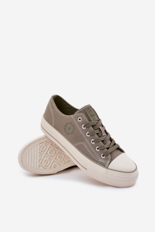 Men's Platform Sneakers Big Star RR174325 Green