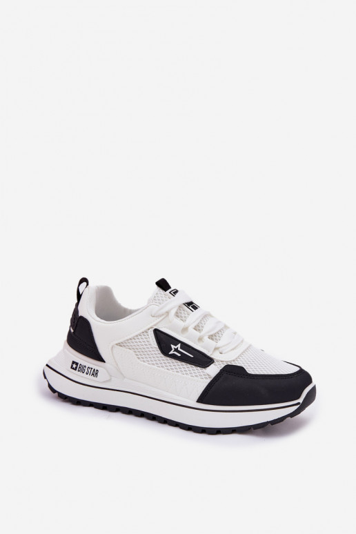Women's Sports Shoes On Platform Big Star RR274A223 HI-POLY SYSTEM Black-White Women's Sports Shoes On Platform Big Star RR274A223 HI-POLY SYSTEM Black-White
