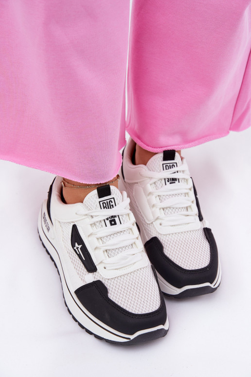 Women's Sports Shoes On Platform Big Star RR274A223 HI-POLY SYSTEM Black-White Women's Sports Shoes On Platform Big Star RR274A223 HI-POLY SYSTEM Black-White