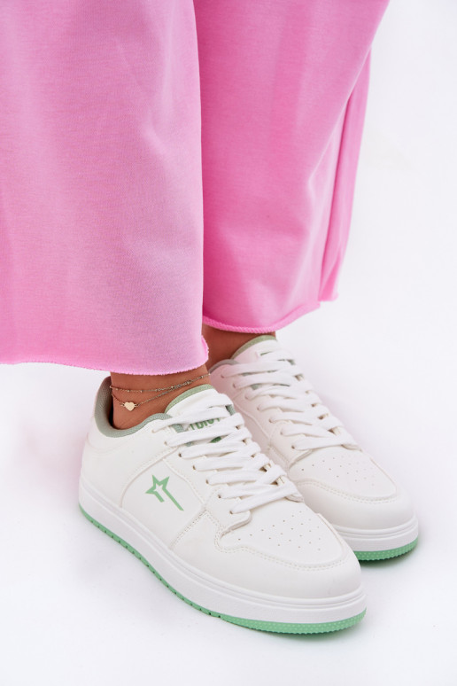 Sneakersy Damskie Big Star RR274A246 HI-POLY SYSTEM Białe