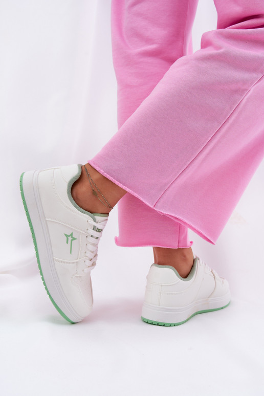 Ladies Sneakers Big Star RR274A246 HI-POLY SYSTEM White Ladies Sneakers Big Star RR274A246 HI-POLY SYSTEM White