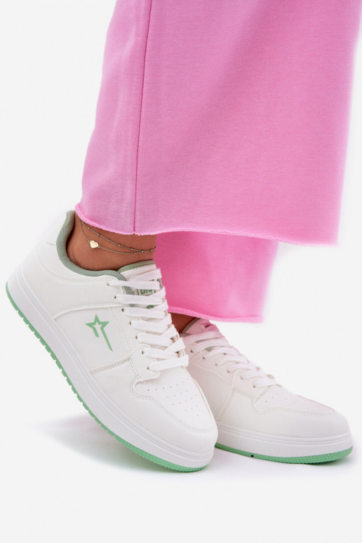 Sneakersy Damskie Big Star RR274A246 HI-POLY SYSTEM Białe