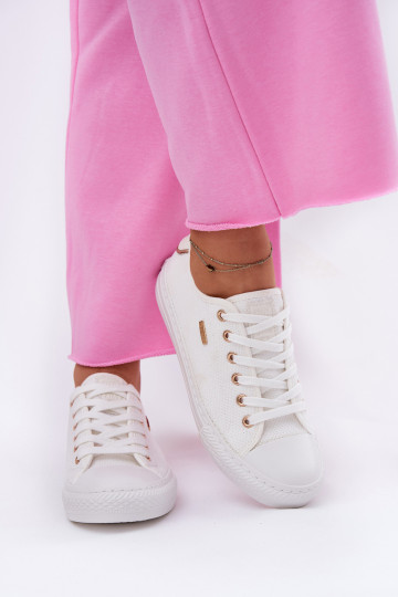 Women's Fabric Sneakers Big Star RR274766 White