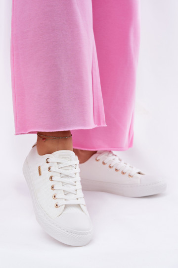 Women's Fabric Sneakers Big Star RR274766 White 2