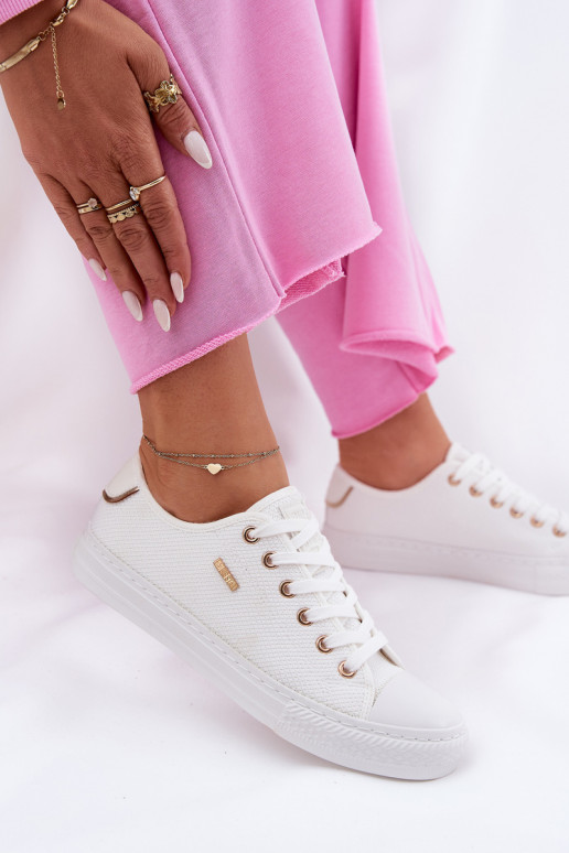 Women's Fabric Sneakers Big Star RR274766 White